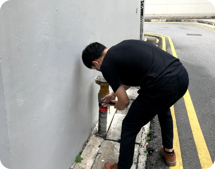 Town Gas Pipe Inspection